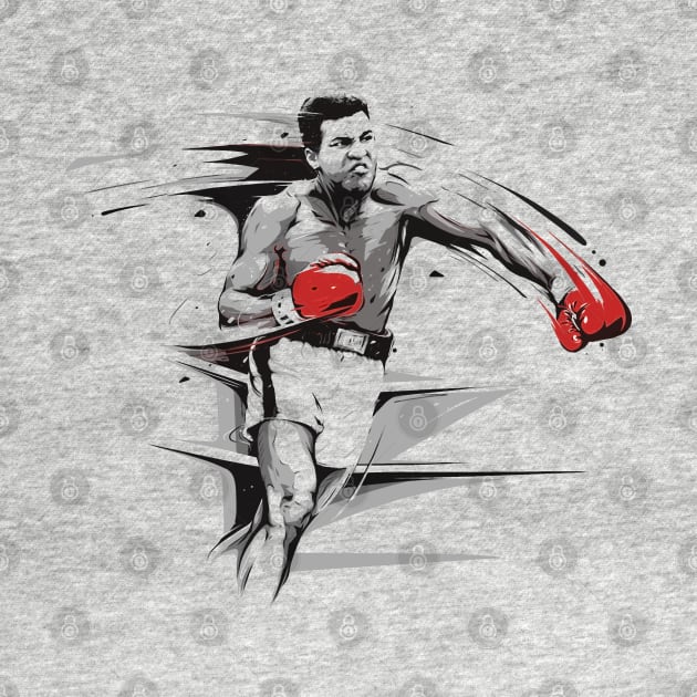 Ali Boxing Legend by brandonluo